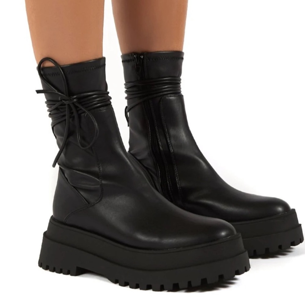 ❌SOLD ON DEPOP❌ PubLic Desire Chunky Combat Boots